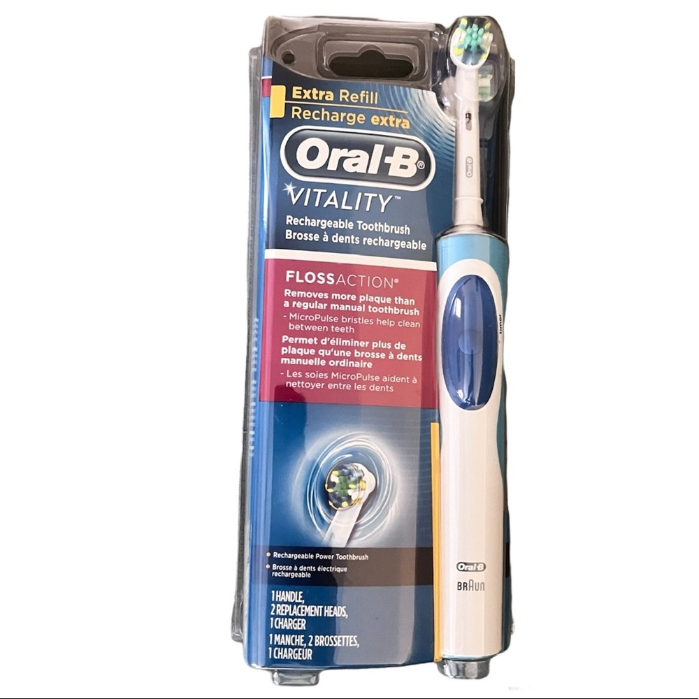 Braun Oral-B Vitality Floss Action Portable Rechargeable Power Toothbrush